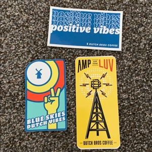 dutch bros sticker pack